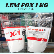 LEM FOX 1 PUTIH 1KG LEM PUTIH PVAC 1 KG LEM KERTAS LEM KAYU DLL