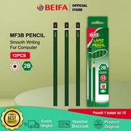 Beifa Pencil 2B - School Writing Pencil 12 pcs Original Cheap MF3B Children's Pencil/