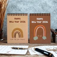 2026 Calendar Aesthetic Desk Calendar A6 Size Desk Calendar 2026 A6 Calendar/