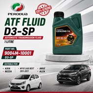 PERODUA Axia, Bezza, Alza Myvi Lagi Best D3-SP 1 litre Genuine Automatic Transmission Fluid 9004M-10