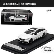 Boss Machine 1/64 Mercedes Benz AMG CLS63 White