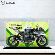 BrickLight™Mechanical Set Kawasaki Ninja H2R Motorcycle Acrylic Display Box Suitable for Lego 42170 