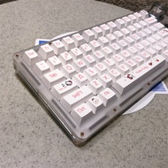keycaps custom keycaps KT Cat Theme Cute Original Factory Height PBT Mechanical Keyboard Keycap 65/7