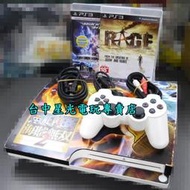 【PS3主機】 3007B型 320G 典雅白色 薄型吸入式＋海賊無雙2痛貼＋遊戲軟體 【中古二手】台中星光