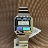 Casio Vintage A120WE-1A Silver Stainless Steel Digital Casual Unisex Dress Watch