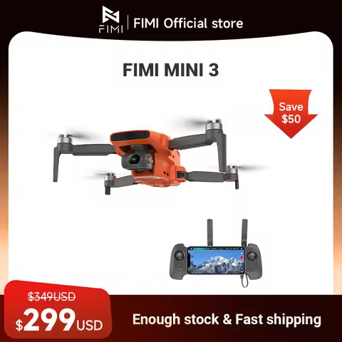 FIMI MINI 3 AI Super Night Video Drone with 4k professional camera 1/2 inch stacked CMOS sensor unde