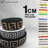 Polyester Ribbon WebbingTALI 1 cm 50 Yards