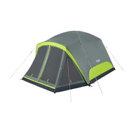 Coleman Skydome Camping Tent with Screen Room, Weatherproof 4/6/8 Person Tent with Screened-in Porch
