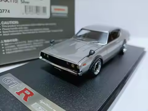 Ig 1:43 Nissan 2-door Sedan Model Nissan 2000 Gt-r Kpgc110 Silver