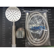 ORTIZ Stainless Steel Shower Head Handle 112DG Pressurized Washable Set (Stainless Steel)