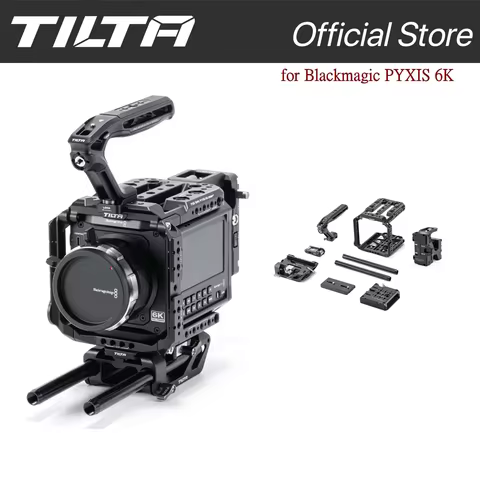 Cage TILTA ES-T21-B Camera for Blackmagic PYXIS 6K/12K Pro Kit V Mount Full cage Extended Shooting S