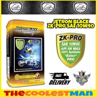 🔥💯%ORIGINAL❗️ JETRON BLACKGOLD ZK-PRO 10W40 SN MA2 FULLY SYNTHETIC ESTER PRO 1L ENGINE OIL MINYAK HI