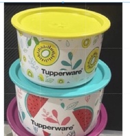 ready stock- Tupperware fruity one touch ari tight container ( 2)  950ml and 1.4L