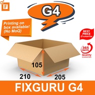 Fixguru G4 Carton box 21 X 20.5 X 10.5cm Small Medium Boxes. Moving, Storage, Courier.