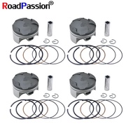 4 Set Motorcycle Accessories Cylinder Bore STD~+50 Size 67mm 67.25mm 67.50mm Piston Rings Full Kit F