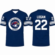 Free customized 3D printed men's short sleeved football jersey, lightweight T-shirt men's training f