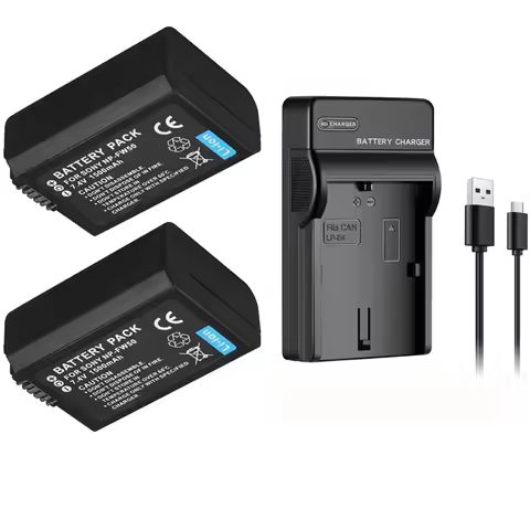 1500mAh NP-FW50 NPFW50 Battery +Charger for Sony A6500 A6000 A5000 A5100 A7R A7S A7S2 NEX-3 NEX-7 NE
