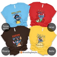 Disney Lilo&Stitch T-Shirt Funny Princess Retro Lilo &