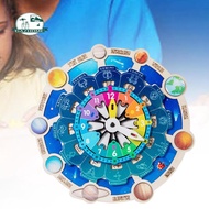 [Garende] Wooden Space Planets Solar System Puzzles Education Learning Round Space Planets Puzzle To