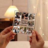 Personalized Picture Acrylic Ornaments Anniversary Gift for Couple Family Wife Keepsake Present