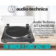 Audio Technica AT-LP60XUSB Belt-Drive Turntable with USB - Black / Gun Metal