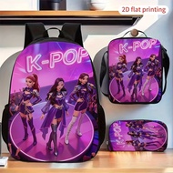 3PCS Girl Group  Backpack 3pcs Set  Includes a Large-Capacity Backpack, a Pencil Case, And a Shoulde