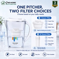 ONEHOME Filter Kettle 3.5L Portable Drinking Water Purifier filter Pitcher Jug Activated Carbon Alka