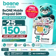 Beone Prepaid SIM Card | 4 Digit New Number | MNP Port-in | Maxis 5G/4G Data, Unlimited Calls, Hotsp