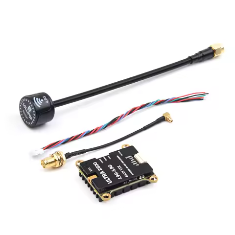 NEW 64CH 4.9G-5.8G 1.6W / 2.5W FPV VTX Transmitter with antenna For Long Range FPV Racing Drone Fram