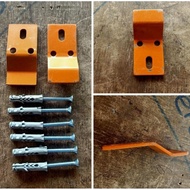 GANTUNGAN Hand Washing Sink Hanger Bracket Complete Screw Hanger Bracket