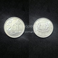 Uang Koin 20 Sen Cent Singapura Singapore