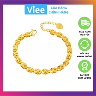 Korean apricot flower gold-plated women's bracelet MK275