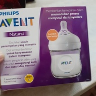 Philips Avent 125Ml Avent Natural Pacifier Milk Bottle Resembling Mother's Nipples