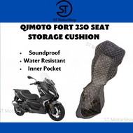 QJMOTO FORT 350 Seat Storage Inner Cuhsion Shockproof Insulated Leather Liner Mat Carpet Box