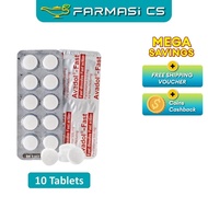 Avadol-Fast 500mg 10 Tablets EXP:03/2028 [ Avadol Fast Paracetamol Farmasi CS ]