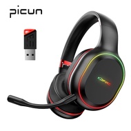 Picun KOFIRE UG-05 2.4GHz Wireless Gaming Headset with Dual Dynamic EQ Vibration Driver Units Blueto