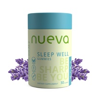 NuEva Sleep Well Gummies - Best Sleep Gummies for Adults, Natural Sleep Supplement Gummies for Relax