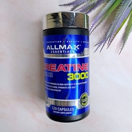 [ALLMAX] Creatine 3000mg 120 Capsules Supplement