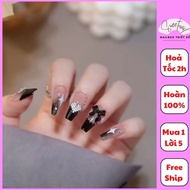 Handmade Nailbox design set of 10 Az140 nails
