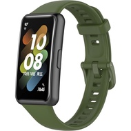Strap Compatible with Huawei Band 7, Adjustable Silicone Replacement Strap for Men and Women Sport C