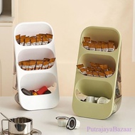 Desktop Storage Box Organizer Office Tea Room Bar Coffee Capsule Instant Milk Tea Cubicle Organizer 