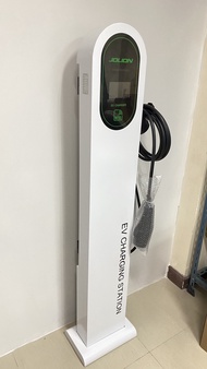 JOLION JL03EU-7KW EV Charger RCD TYPE B ในตัว ใช้งาน App และ Swipe card IP65 กันน้ำ ใช้งานภายนอกได้