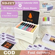 null Piano Calendar 2026 Desk Calendar Playable Piano, Swift Mini Piano Calendar With 52 Weeks Of Mu