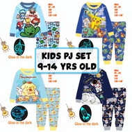 Cuddle Me 9-14 Years Old Kids Pyjamas / Glow in the Dark Children Sleepwear / Kids Pajamas Set