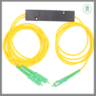 【Jettingbuy】 Hot Sale 1PC 1x2 FTTH sợi quang Splitter 1 điểm 2 sợi quang Splitter hộp giảm dần 1 đến