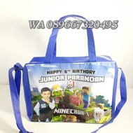 Tas Ultah Mine Craft Slempang Junior