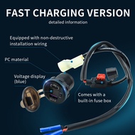 Fit For NX500 2025 Motorcycle Dual USB Socket USB-C QC3.0 Quick Charger Socket NX 500 2026-2024