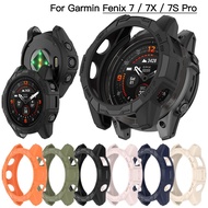 Armor Protector Case for Garmin Fenix 7 / 7X / 7S Pro Anti-scratch Bumper Protective Shell for Garmi