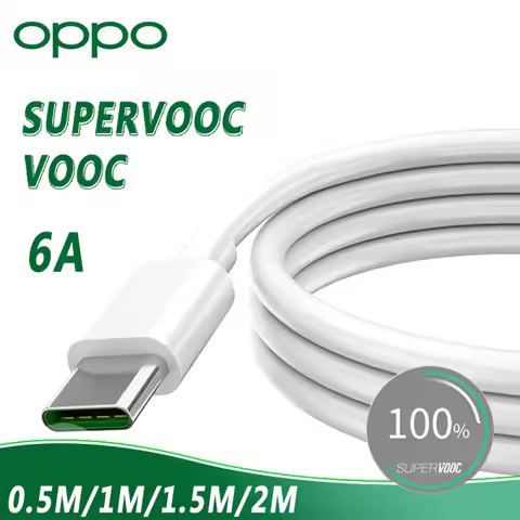Oppo Supervooc Vooc Cable Original 65w 6a Fast Charging Usb C Kabel Cabel 2m 1m Find X5 Pro X3 X2 Pr