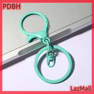 PDBH พวงกุญแจแฟชั่นเซล,ตะขอก้ามปูสีมีตะขอเกี่ยวแบบสปริงขนาดใหญ่พร้อมห่วงเปิดตะขอกุญแจพวงกุญแจสำหรับเครื่องประดับทำ DIY พวงกุญแจ